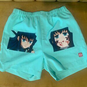 Jynwaye Anime Demon Slayer Muichiro Shorts, Large